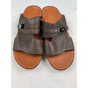 Ajyad Men's Brown Leather Sandals/Shoes/Slip on Size 11 SKU 4496